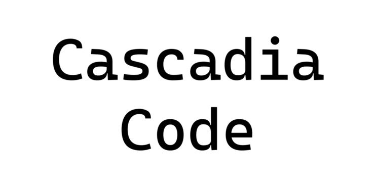 Cascadia Code logo or screenshot